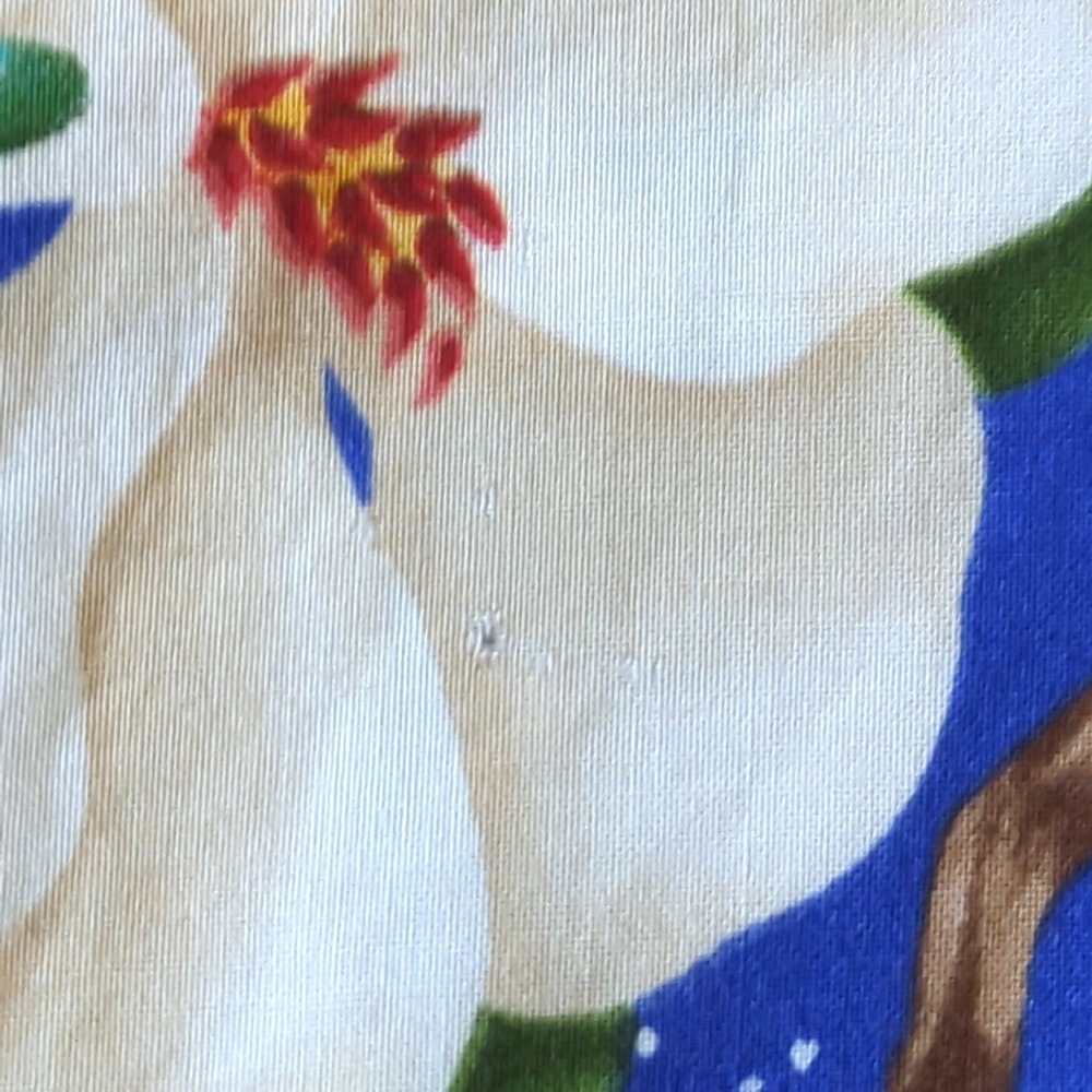 BayouWear HowAhYa Hawaiian Shirt Moonlit Magnolias Mens XL Blue Dragonfly Rayon - Picture 9 of 9